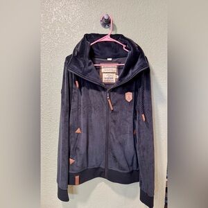 Naketano Black and Brown Hoodie